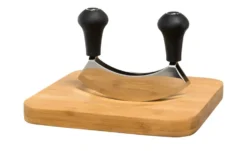 KHG Bambusbrett Mit Wiegemesser