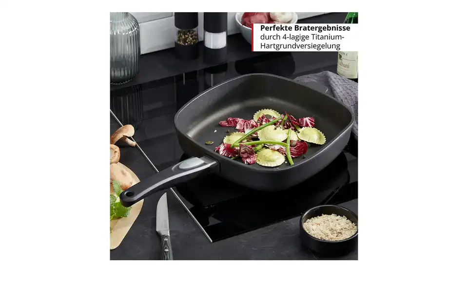 Meisterkoch Pfanne Rechteckig 28 Cm GENIUS 4 Meisterkoch Pfanne Rechteckig 28 Cm GENIUS – Bild 4