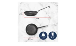 Meisterkoch Bratpfanne 24cm FERRO 6 Meisterkoch Bratpfanne 24cm FERRO -Hoffner 11533654 2 201907162247