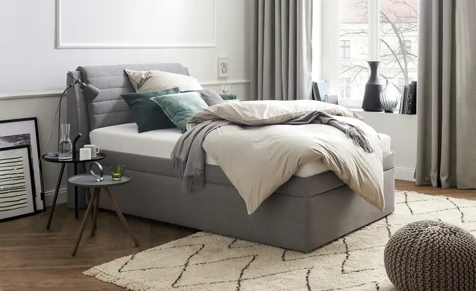 Polsterbett Mit Stauraum York 1 Polsterbett Mit Stauraum York