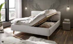 Polsterbettgestell Mit Lattenrost Und Stauraum Hounslow -Hoffner 12126390 6 201905202037