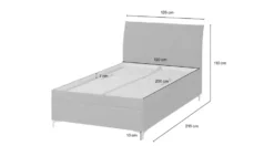 Polsterbett Mit Matratze Und Stauraum Lerryn 27 Polsterbett Mit Matratze Und Stauraum Lerryn -Hoffner 12126833 16 202205141240