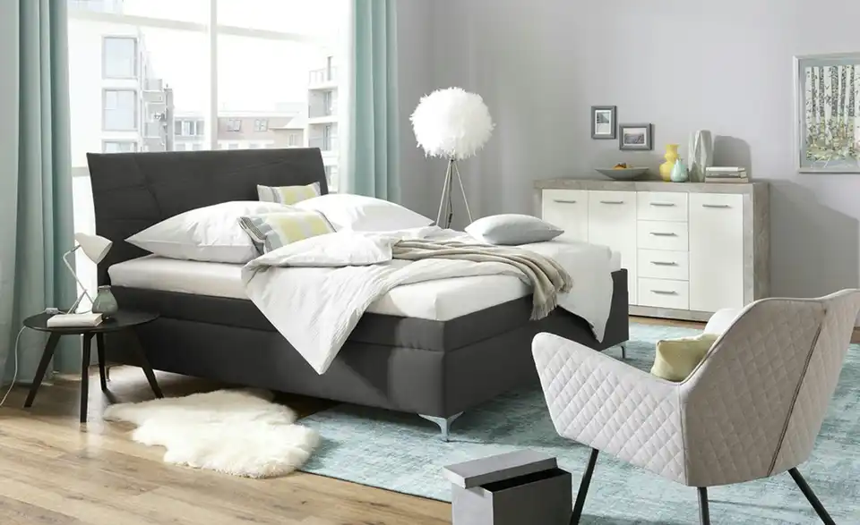 Polsterbett Mit Matratze Und Stauraum Lerryn 1 Polsterbett Mit Matratze Und Stauraum Lerryn
