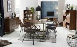 TV-Lowboard Aus Massivholz Calatria