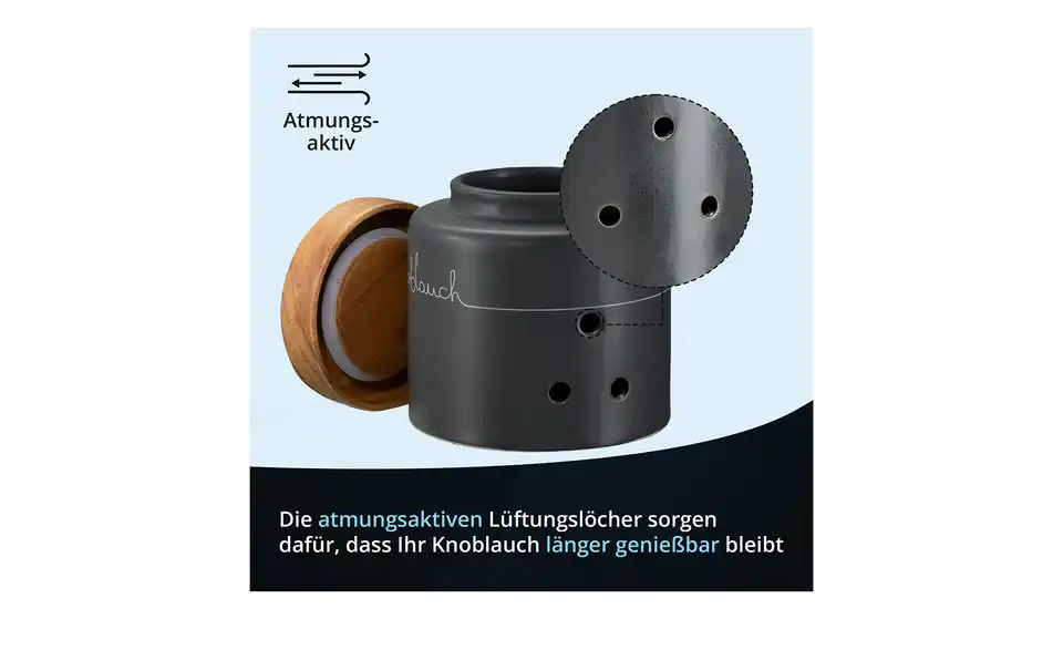 KHG Aufbewahrungsdose Knoblauch 4 KHG Aufbewahrungsdose Knoblauch – Bild 4