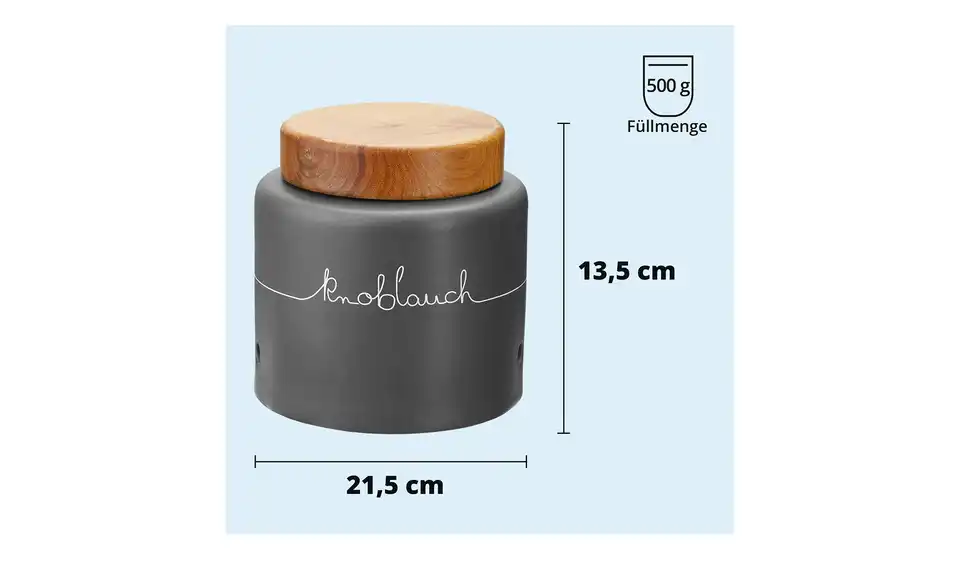 KHG Aufbewahrungsdose Knoblauch 2 KHG Aufbewahrungsdose Knoblauch – Bild 2