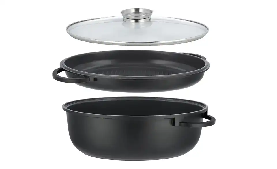 Meisterkoch Bräter Oval, 3-teilig GUSTUS 1 Meisterkoch Bräter Oval, 3-teilig GUSTUS
