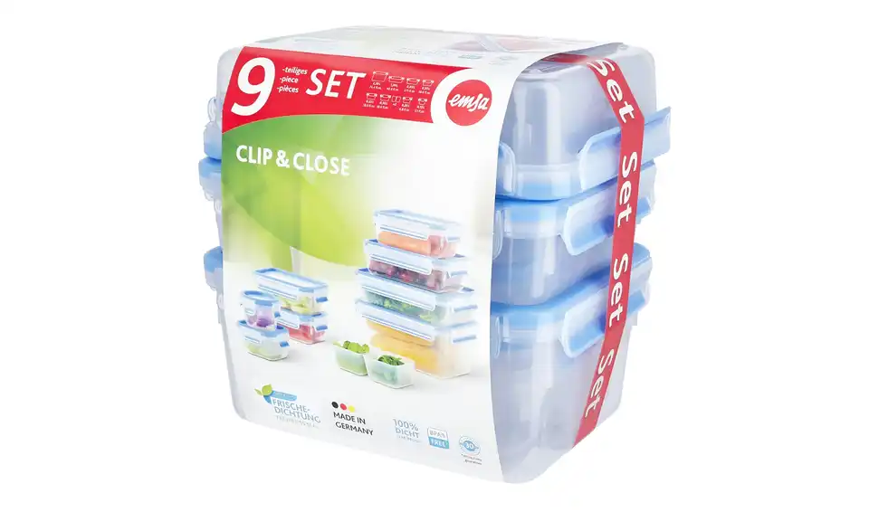 Emsa Frischhaltedosenset Clip & Close 4 Emsa Frischhaltedosenset Clip & Close – Bild 4