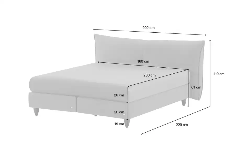 RUF Boxspringbett Senta K 13 RUF Boxspringbett Senta K – Bild 13