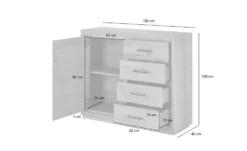 Gray & Jones Kommode Black Coast One 19 Gray & Jones Kommode Black Coast One -Hoffner 13231493 10 202206231234