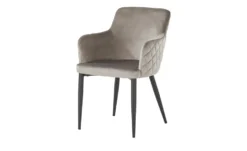 Samt-Armlehnenstuhl Heiner