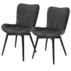 Gray & Jones 2er Set Esszimmerstuhl Mit Diamant-Steppung Tierra Fuego Two