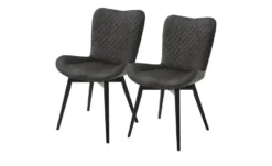 Gray & Jones 2er Set Esszimmerstuhl Mit Diamant-Steppung Tierra Fuego Two