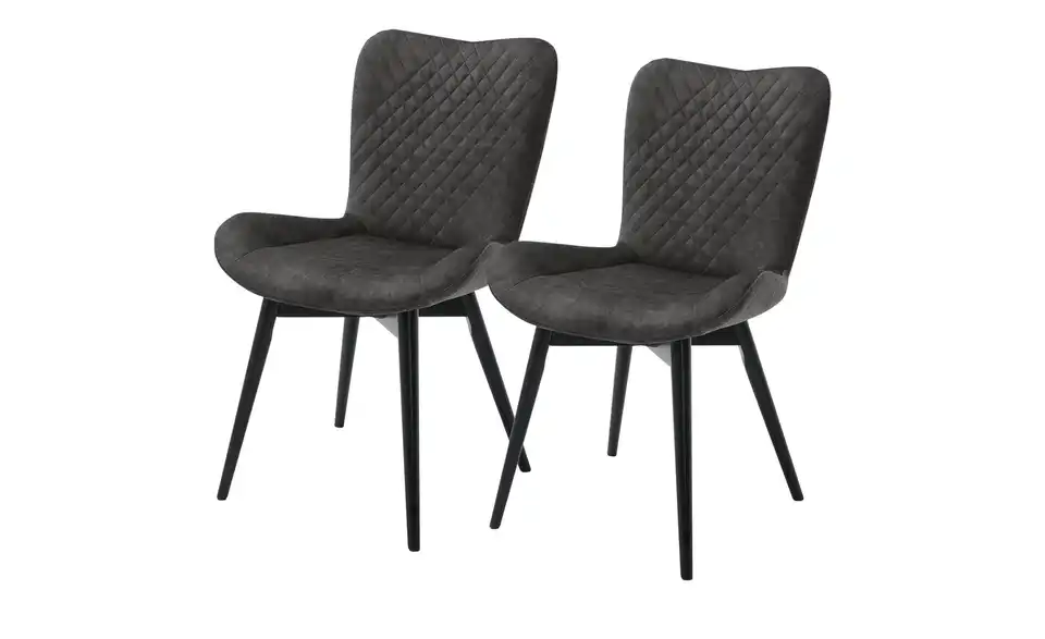 Gray & Jones 2er Set Esszimmerstuhl Mit Diamant-Steppung Tierra Fuego Two 1 Gray & Jones 2er Set Esszimmerstuhl Mit Diamant-Steppung Tierra Fuego Two