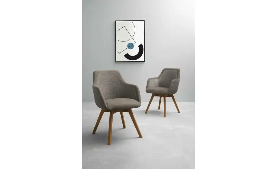 Dine + Mine Armlehnstuhl Mit Massivholzgestell Corby 8 Dine + Mine Armlehnstuhl Mit Massivholzgestell Corby – Bild 8