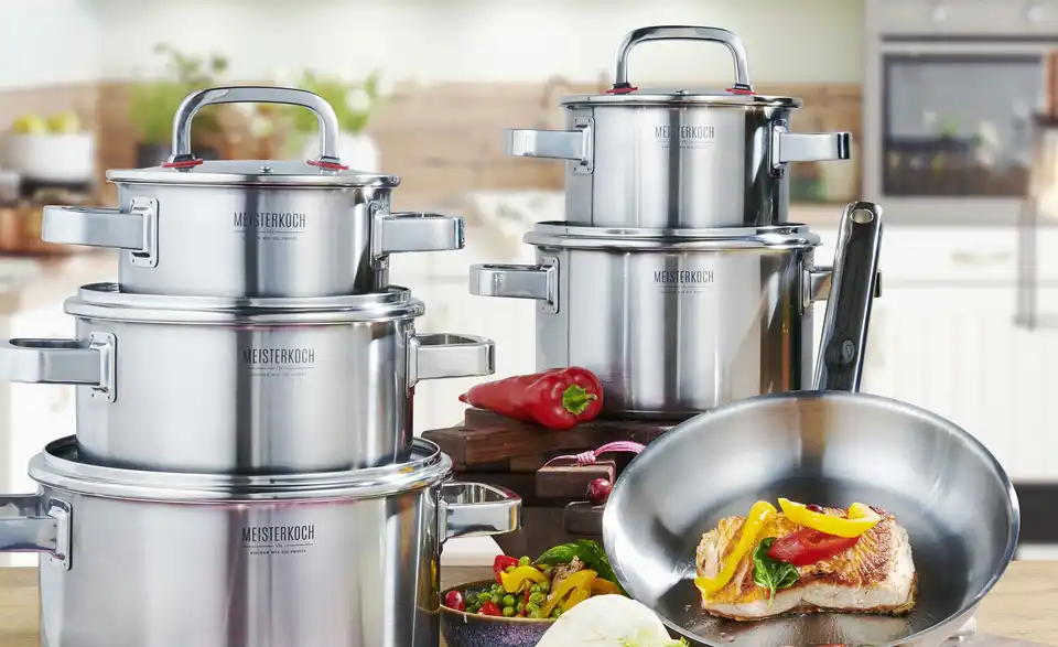 Meisterkoch Topfset FOCUS 6-teilig FOCUS 2 Meisterkoch Topfset FOCUS 6-teilig FOCUS – Bild 2