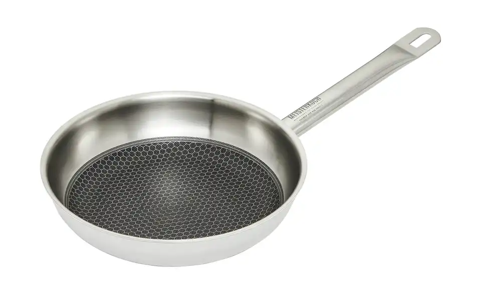 Meisterkoch Edelstahlpfanne RHOMBUS 3 Meisterkoch Edelstahlpfanne RHOMBUS – Bild 3