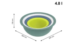 Rotho Schüssel- / Siebset Caruba -Hoffner 40533034 5 202408151308