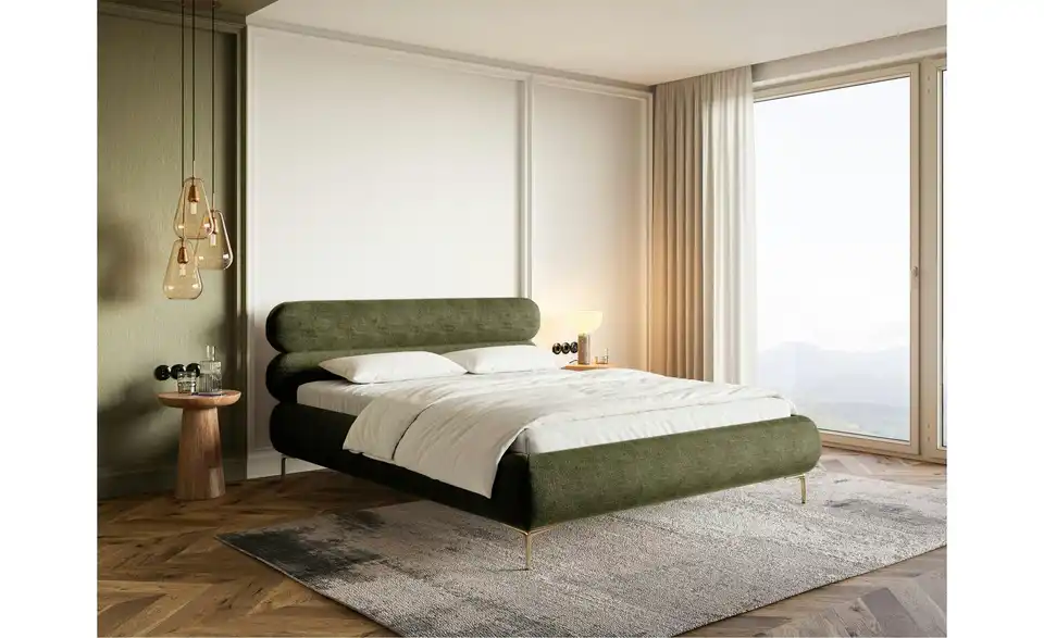 Selsey Polsterbett In Chenille Roule 3 Selsey Polsterbett In Chenille Roule – Bild 3